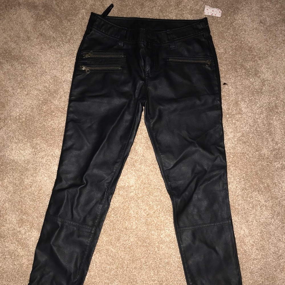 Free people vegan leather pants